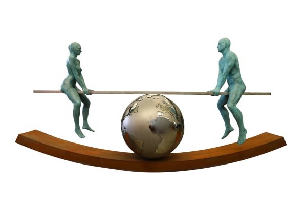 Lorenzo Quinn, A BALANCED WORLD, 2025