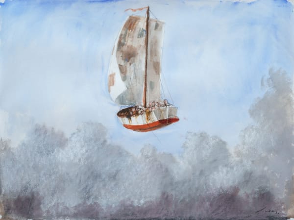 Julio Larraz The Ship of Fools, 2022