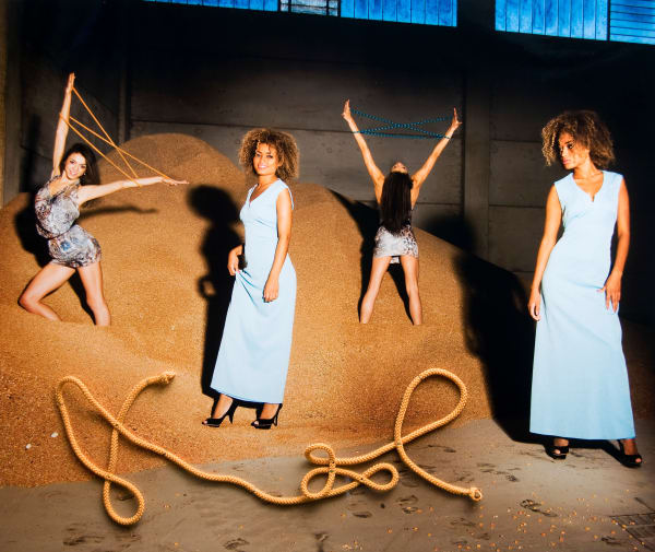 Paolo Vegas Series Artificial Mountains - Cloning on Wheat, 2011