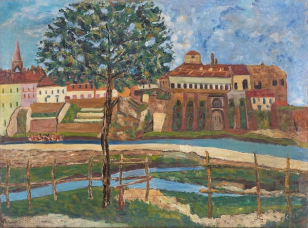 Giuseppe Cesetti Panorama di Como visto da Villa Molteni, 1928