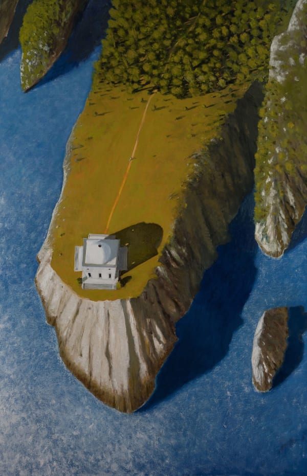 Julio Larraz, A Walk with Homer, 2015