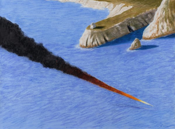 Julio Larraz Icarus, Son of Daedalus, 2023