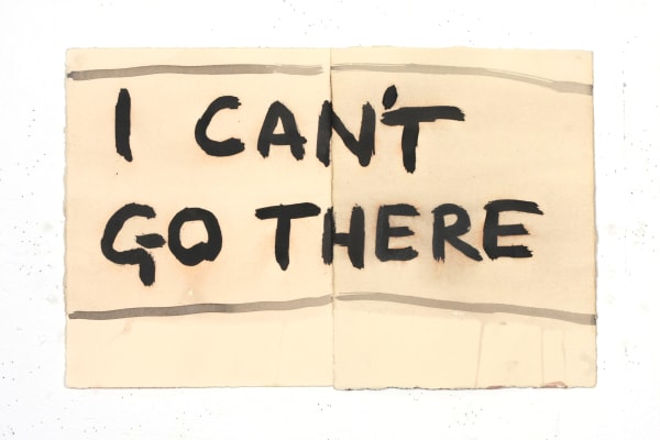 Simon English, I CAN’T GO THERE, 2020, 2020