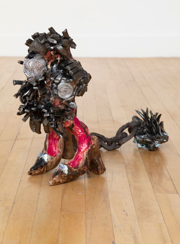 Elizabeth Prentis, Lady with the chain (I caught him stealthing again) , 2022