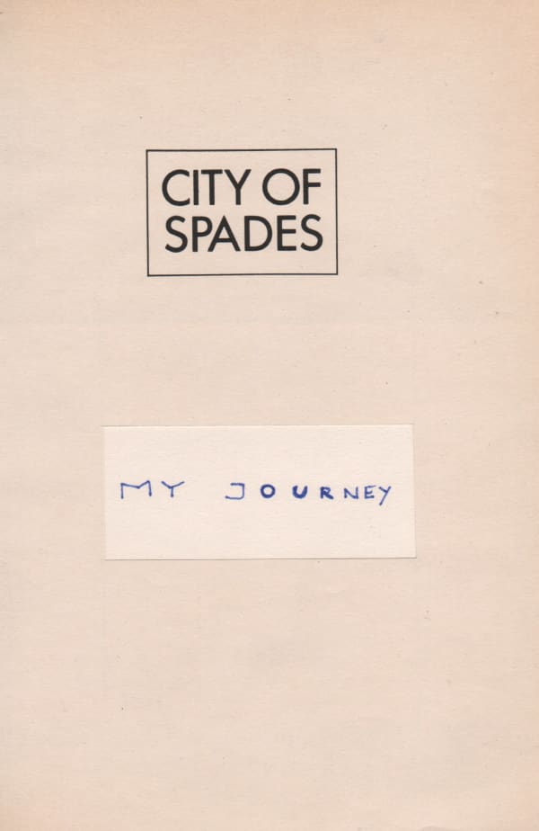 Jaro Varga, CITY OF SPADES, from the series City Diary, 2012 - 2022