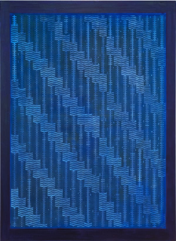 Adia Wahid, Ditto Blue, 2018