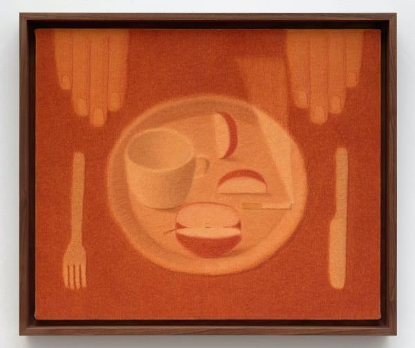 Johnny Izatt-Lowry, Still Life on a Plate, 2023