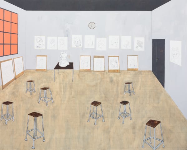 Francisco Rodriguez, Apollo (the drawing lesson), 2021