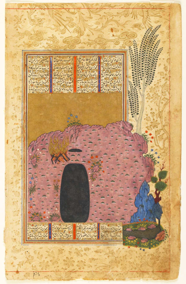 Shahpour Pouyan, Rustam rescues Bijan from the pit, 2018