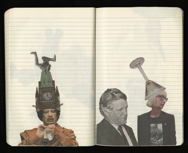 Barbara Astman, Daily Collage #8, 2011