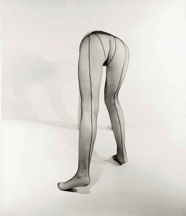 Erwin Blumenfeld, Fishnet Stocking Nude, New York, 1944-45