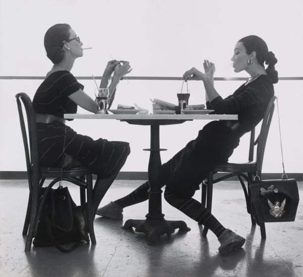 Irving Penn, Women in Wartime (Dorian Leigh and Evelyn Tripp), New York, 1950