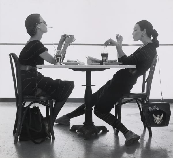 Irving Penn, Women in Wartime (Dorian Leigh and Evelyn Tripp), New York, 1950