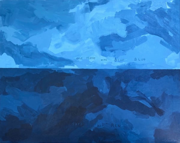 Nigel Scott, And there was blue, 2022
