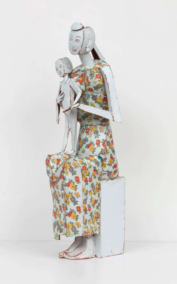 Ann Agee, Flowered Dress Madonna, 2021