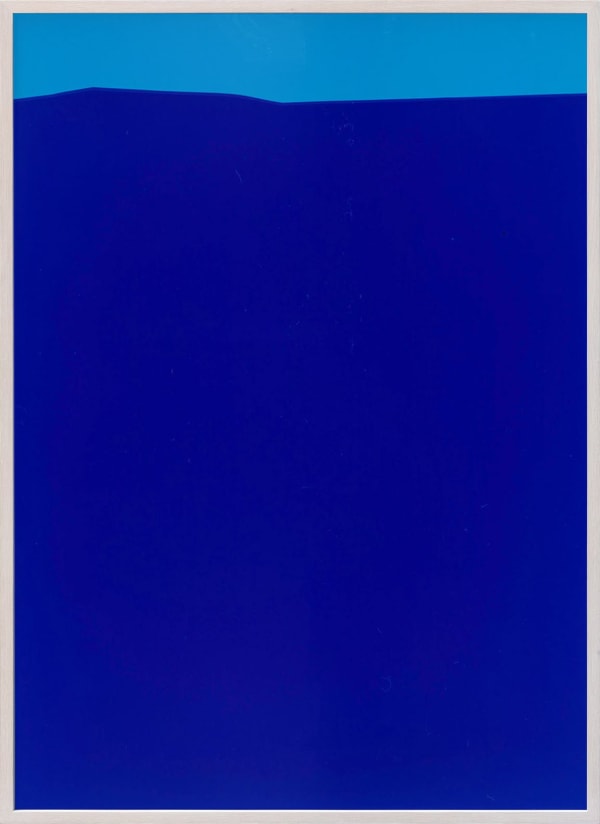 Frank Mädler, Oben Hellblau, 2020