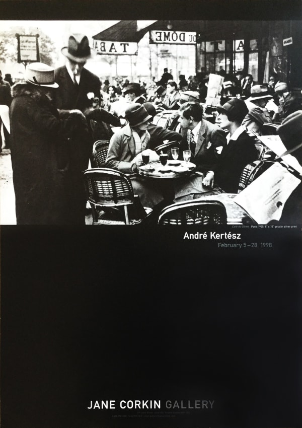 André Kertész, Cafe du Dome, 1925, 1998