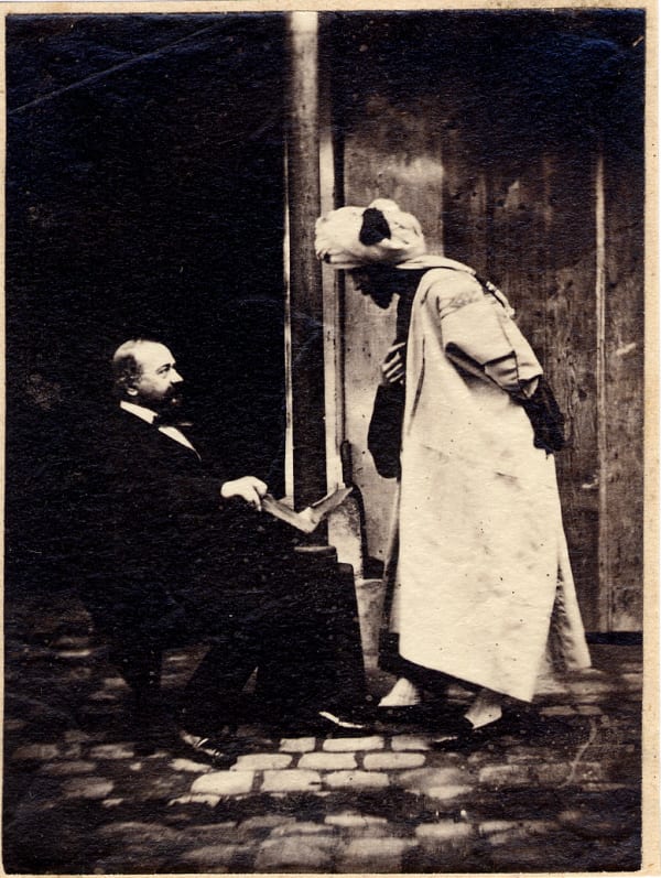 Charles Nègre, Self-Portrait in Oriental Costume, 1855-60