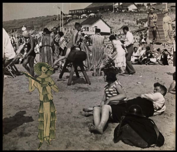 Erwin Blumenfeld, The Kaiser on Zandvoort Beach, 1930-32