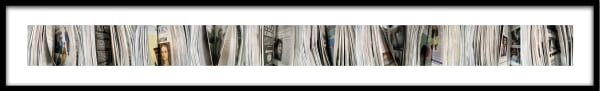 Barbara Astman, The Newspaper Series, jackblack, 2006