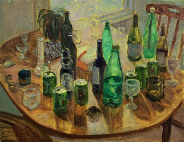 David Stewart, Untitled (Perrier, Heineken, Wine), 2023