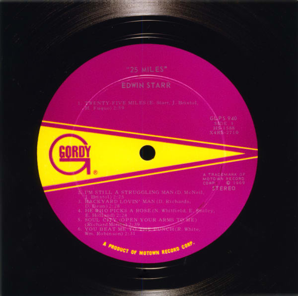 Chad Gerth, Edwin Starr, 25-Miles, 1999