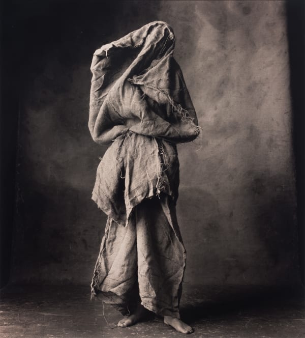 Irving Penn, Woman in a Burlap Sack, New York, 2007