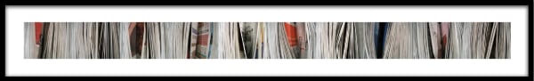 Barbara Astman, hemingway no. 21, series: newspaper, 2006