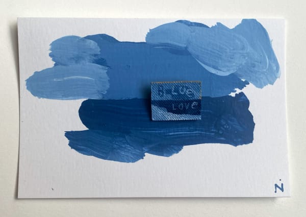 Nigel Scott, Postcard and Pin 6, 2023