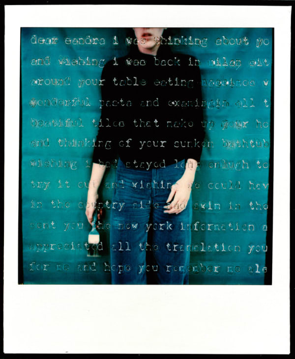 Barbara Astman, I Was Thinking About You, Dear Sandra, 1978