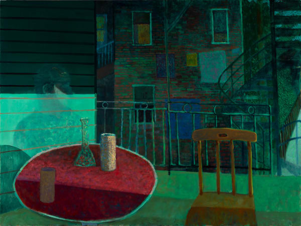 David Stewart, Plateau Night (Green), 2023