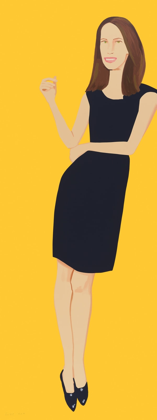 Alex Katz, Black Dress, 2015