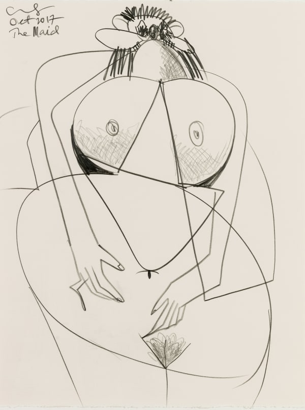 George Condo, The Maid, 2017