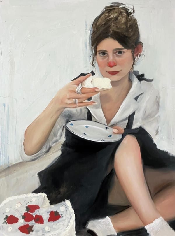 Tom Fima, Cheesecake and a Clown, 2025