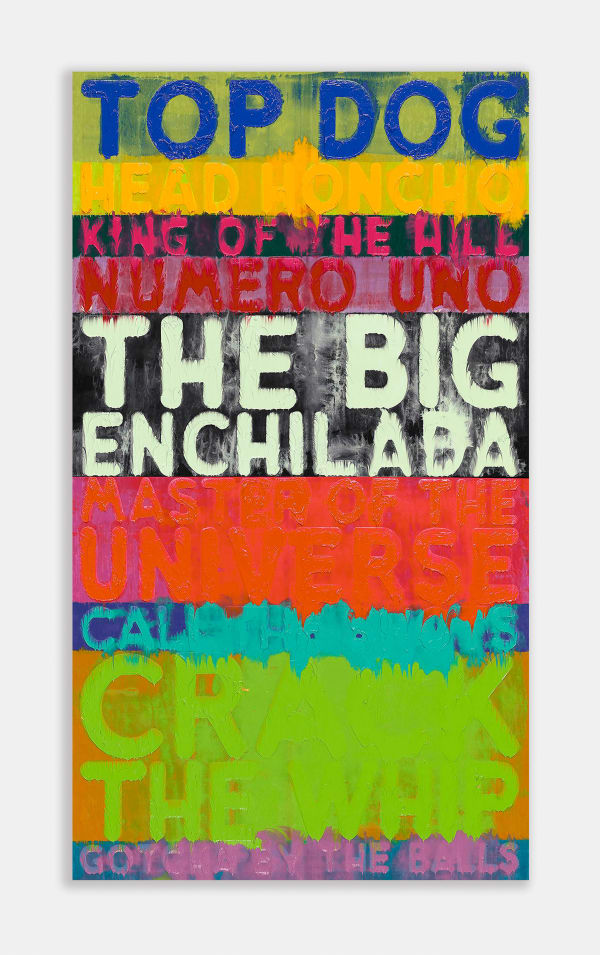 Mel Bochner, Top Dog, 2018