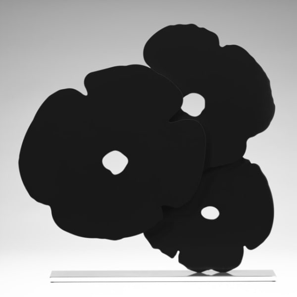 Donald Sultan, Black Poppies, 2017