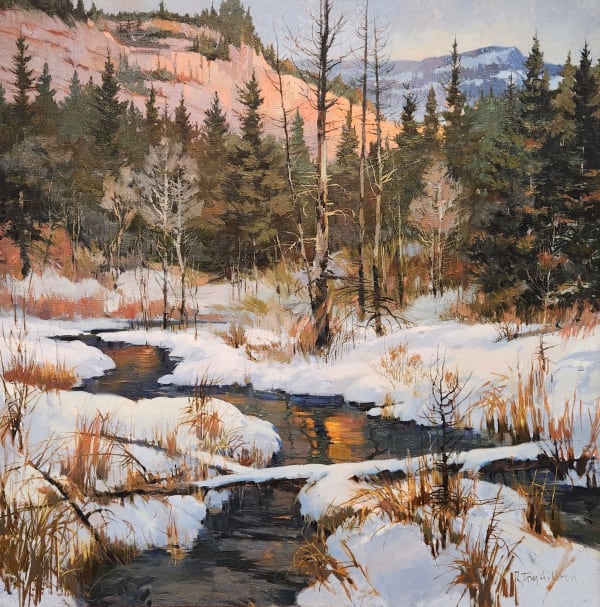 R. Tom Gilleon (b. 1942), Red Mountain Sunrise