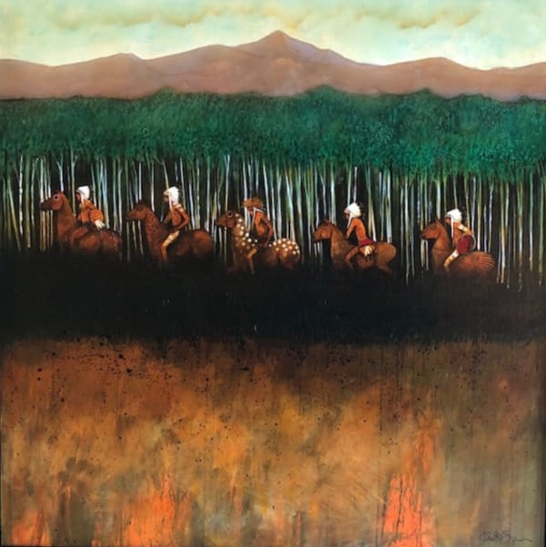Kevin Red Star, Following Enemy Tracks - Crow Indians at the Beartooths
