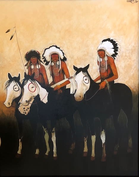 Kevin Red Star, Crow Indian Warriors