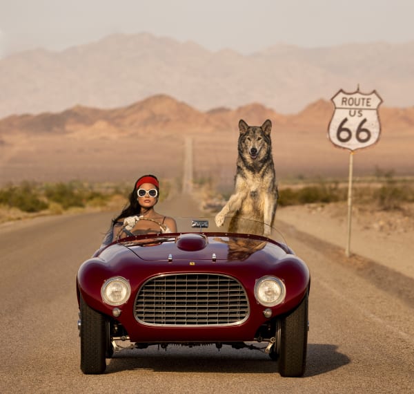 David Yarrow, Ferrari II (Color)