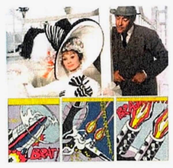 Bonnie Lautenberg, 1964: My Fair Lady Audrey Hepburn and Roy Lichtenstein
