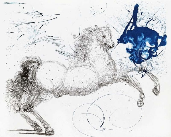 Salvador Dali - Pegasus , 1964