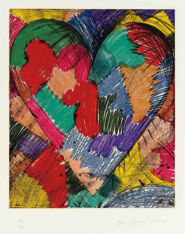 Jim Dine, The Heart called Paris Spring , 2011