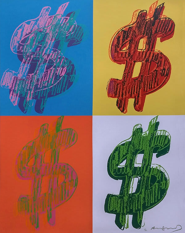 Andy Warhol, Dollar Sign , 1982