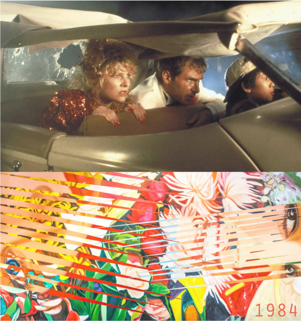 Bonnie Lautenberg, 1984: Indiana Jones and The Temple of Doom and James Rosenquist