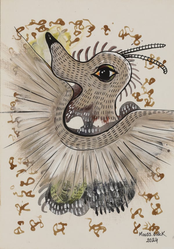 Mouss Black, Sans titre, 2024