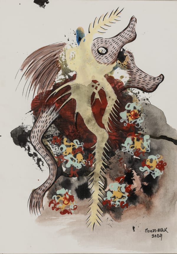 Mouss Black, Sans titre, 2024