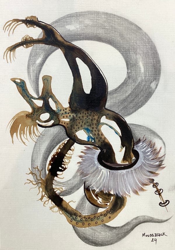 Mouss Black, Sans titre, 2024