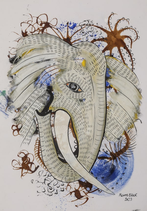 Mouss Black, Sans titre, 2024