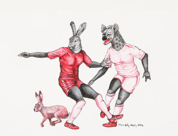 Mamady Seydy, L’œuf ne joue pas avec la pierre, 2024